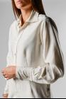 Theodora Bak White Shirt Body Suit
