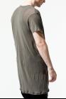 A.F. Artefact Sheer V-neck Elongated Short Sleeve T-shirt