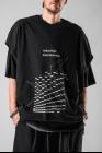 A.F. Artefact Printed Double Layered Oversized Short Sleeve T-shirt
