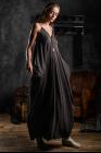 AtelierSeptem Textured Silk Butterfly Long Dress