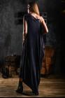 AtelierSeptem Textured Silk Flat Rectangle Long Dress