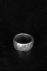 Tobias Wistissen Black Diamond Filled Narrow Crack Ring
