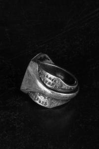 Tobias Wistisen Sterling Silver Hidden Writing Twin Spinner Ring