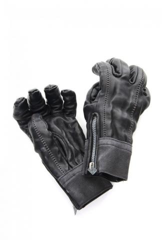 D.HYGEN Loose Stitch Leather Gloves