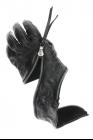 D.HYGEN Leather Spiral Zipper Gloves