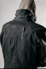 Boris Bidjan Saberi J2 Removable Zipped Collar Perforated Horse Leather Jacket