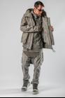 Boris Bidjan Saberi PARKA JACKET 1.2 Carbon Grey Short Parka Jacket