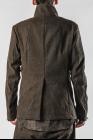 D.HYGEN Mud Dyed Cotton High-neck Jacket