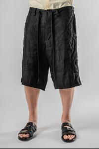 Uma Wang Textured Distressed Loose Shorts