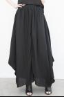 Un-Namable Black Muslin Skirt