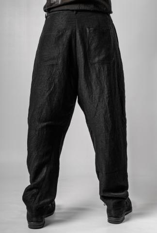 Individual Sentiments Textured Tapered Wide Trousers | Elixirgallery