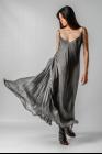 Marc Le Bihan Pleated Silk Dress