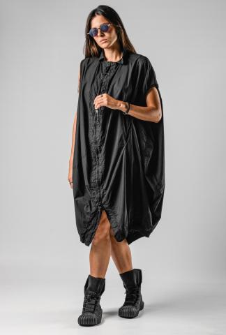 Rundholz Zipped Asymmetric Voluminous Dress