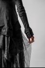 Marc Le Bihan Silk Draped Curved Layered Jacket