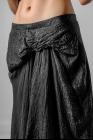 Marc Le Bihan Pleated Draped Asymmetric Silk Skirt