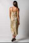 UMA WANG Anaya Coffee Stained Silk Dress