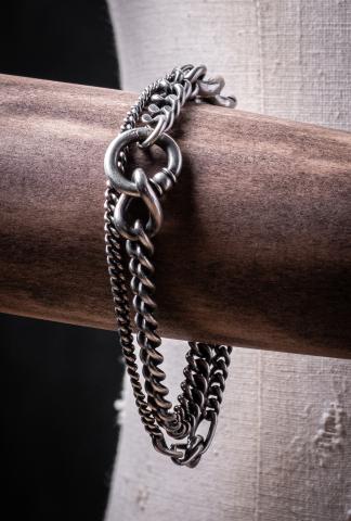 WERKSTATT Munchen M2541 Bracelet Two Chains Ring