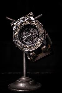 FOB Paris FOB Watch #90 (Case, Hyperstrap-T [Buckle], Silver Skeleton, MA10KW-MA10KW-NG)