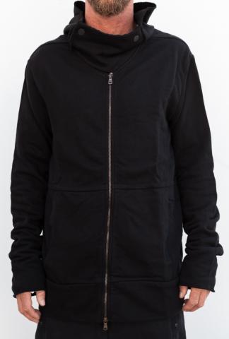 Lost&Found Hooded Jacket With Top Button Closure