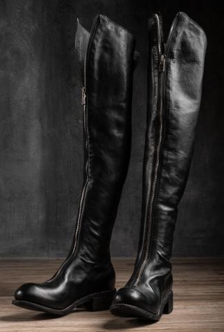 GUIDI PL4 BLKT Tall Front Zip Boots