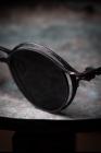 Rigards RG1038ST Vintage Black Frame / Clear Lenses + Gray Clip On/ Dark Grey Lenses