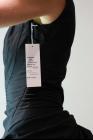 Marc Le Bihan Robe plis Tournant traine popeline sans manches