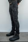 Boris Bidjan Saberi curved leg jeans, hand-stitche