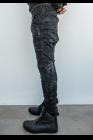 Boris Bidjan Saberi curved leg jeans, hand-stitche