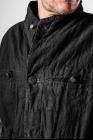 Boris Bidjan Saberi J12  Leather Sleeved Padded Work Jacket
