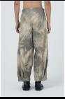 Chia_Hung Su Pleated Tie Dye Cropped Trousers