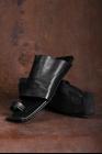 Uma Wang Square Leather Sandals