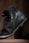 Evarist Bertran Reversed Cordovan Leather Ankle Boots