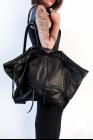 10Bags Full Grain Leather Foldable Shoulder Bag / Backpack