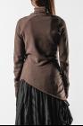 Marc Le Bihan Pleated Asymmetric High-neck Sweater