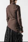 Marc Le Bihan Pleated Asymmetric High-neck Sweater