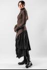 Marc Le Bihan Pleated Asymmetric High-neck Sweater