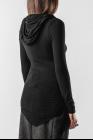 Marc Le Bihan Draped Hooded Long Sleeve T-shirt