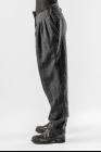 Marc Le Bihan Asymmetric Pleated Tapered Trousers