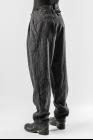 Marc Le Bihan Asymmetric Pleated Tapered Trousers