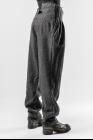 Marc Le Bihan Asymmetric Pleated Tapered Trousers