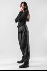 Marc Le Bihan Asymmetric Pleated Tapered Trousers