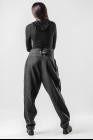 Marc Le Bihan Asymmetric Pleated Tapered Trousers