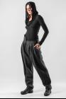 Marc Le Bihan Asymmetric Pleated Tapered Trousers