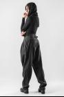 Marc Le Bihan Asymmetric Pleated Tapered Trousers