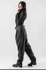 Marc Le Bihan Asymmetric Pleated Tapered Trousers