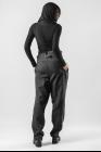 Marc Le Bihan Asymmetric Pleated Tapered Trousers