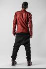 Boris Bidjan Saberi J4 Body Molded Double-zip Leather Jacket