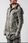 Boris Bidjan Saberi ZIPPER22.1 80gr Primaloft Padded Ninja Hood Leather Jacket