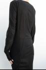 Leon Emanuel Blanck DIS-WD-01 Anfractuous Distortion Long Sleeve Dress
