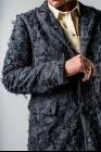 Aleksandr Manamis Embroidered Textured Coat